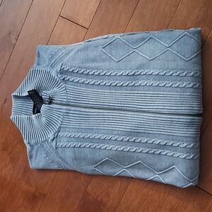 INC Men Zipfront Sweater